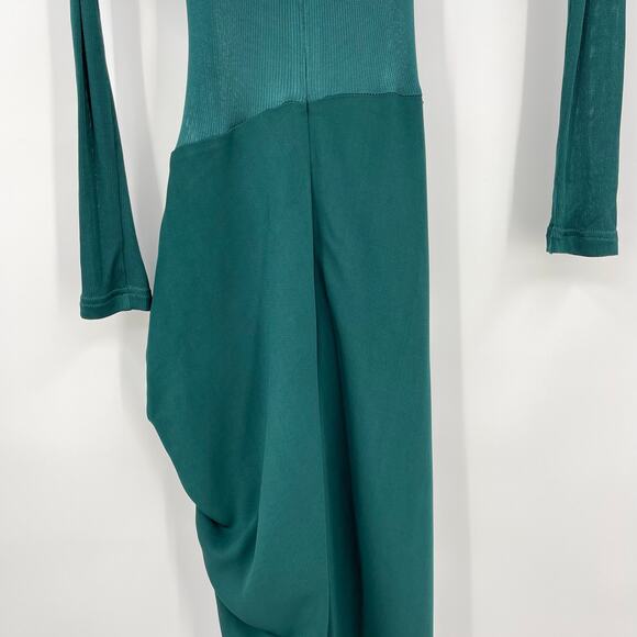 Christopher Esber | NWT Sonora Veiled Ruched Dress in Evergreen AUS 4 / US 0 - Picture 13 of 16